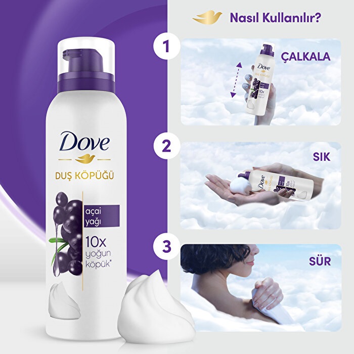 Dove Acai Yağı Duş Köpüğü 200 Ml - 5