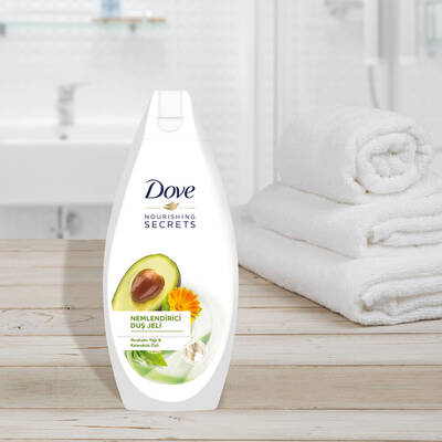 Dove Avokado&Kalendula Özlü Nemlendirici Duş Jeli 500 Ml - 4