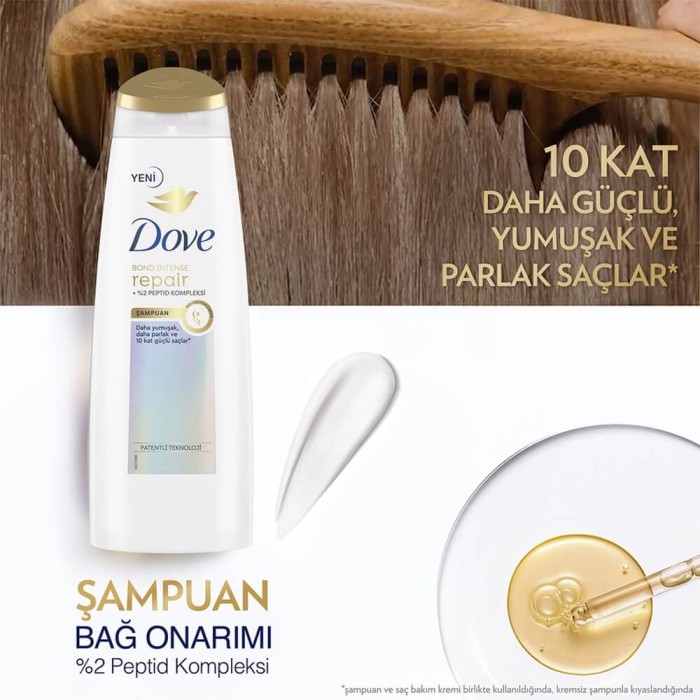 Dove Bond Intense Repair Şampuan 400 Ml - 3