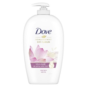 Dove Lotus Çiçeği&Pirinç Özü Sıvı Sabun 450 Ml - Dove