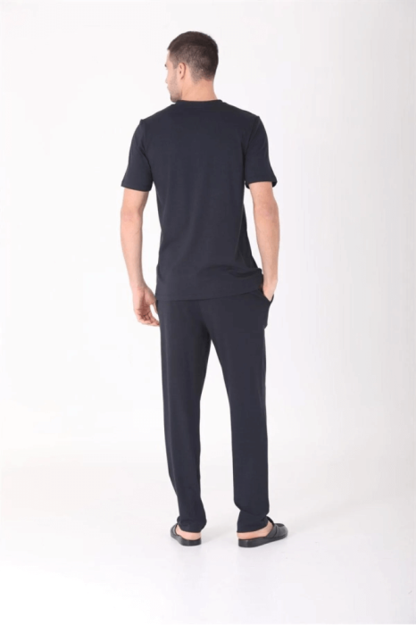 Ds Damat 224016 4'lü Penye Pijama Lacivert - 2