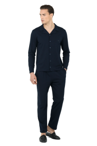 DS Damat 23005 Erkek Pijama Takımı Lacivert - DS Damat