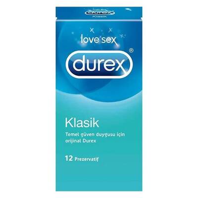 Durex Klasik Prezervatif 12'li - 1