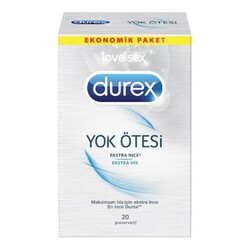Durex Yok Ötesi Ekstra His Prezervatif 20'li - Durex
