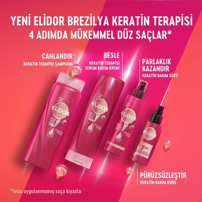 Elidor Brezilya Keratin Terapisi Şampuan 400 Ml - 5