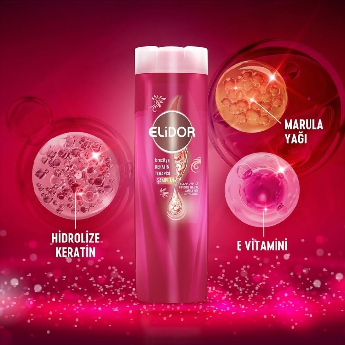 Elidor Brezilya Keratin Terapisi Şampuan 400 Ml - 3