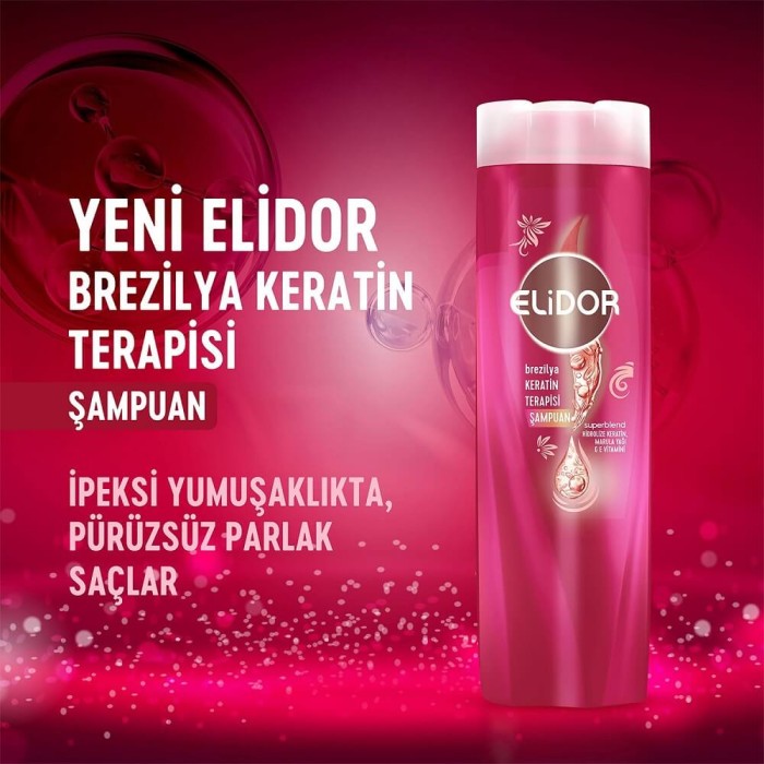 Elidor Brezilya Keratin Terapisi Şampuan 400 Ml - 2