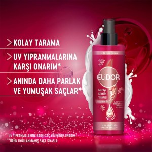 Elidor Brezilya Keratin Terapisi Sıvı Saç Bakım Sütü 200 Ml - 5