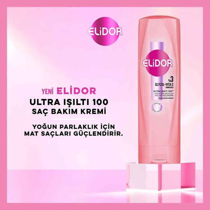 Elidor Ultra Işıltılı Besleyici Bakım Kremi 350 Ml - 2