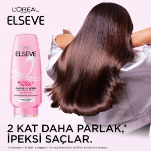 Elseve Glycolic Gloss Saç Bakım Kremi 250 Ml - 7