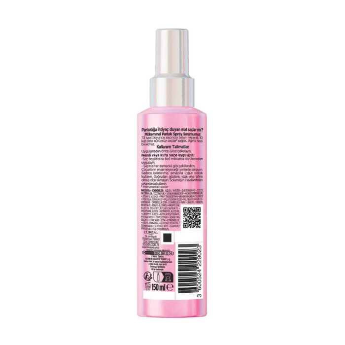 Elseve Glycolic Gloss Sprey Saç Serumu 150 Ml - 3