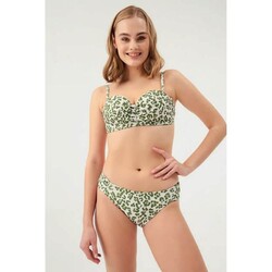 Eros Mayo - Eros 1045 Straplez Kaplı Bikini Takımı Yeşil 40