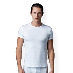 Eros - Eros Ers004 Compact O Yaka T Shirt 2'li Beyaz 2XL