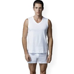 Eros - Eros Ers031 V Yaka T Shirt Kolsuz