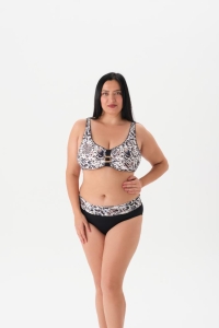 Eros Mayo 4075Bk Luplu Bikini Takımı Bej - Eros Mayo