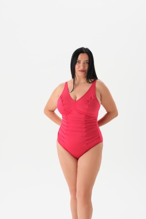 Eros Mayo 4106My V Yaka Drapeli Mayo Kırmızı - 1