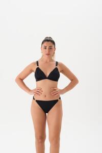 Eros Mayo 4201Bk Geniş Üçgen Bikini Takımı Siyah - Eros Mayo