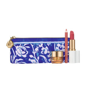 Estee Lauder Mavi Çanta + 3'lü Set - 
