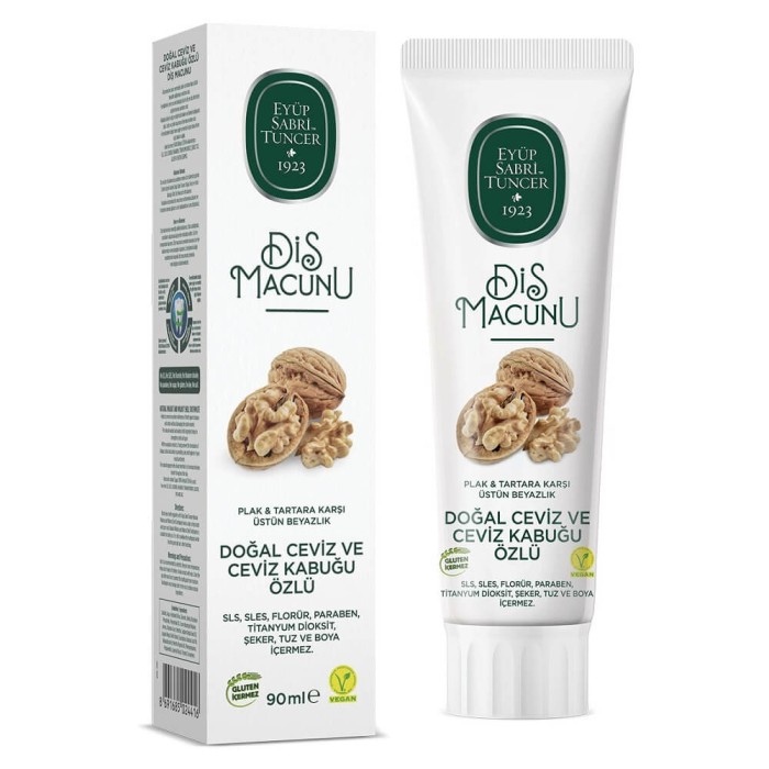 Eyüp Sabri Tuncer Ceviz&Ceviz Kabuğu Özlü Diş Macunu 90 Ml - 1