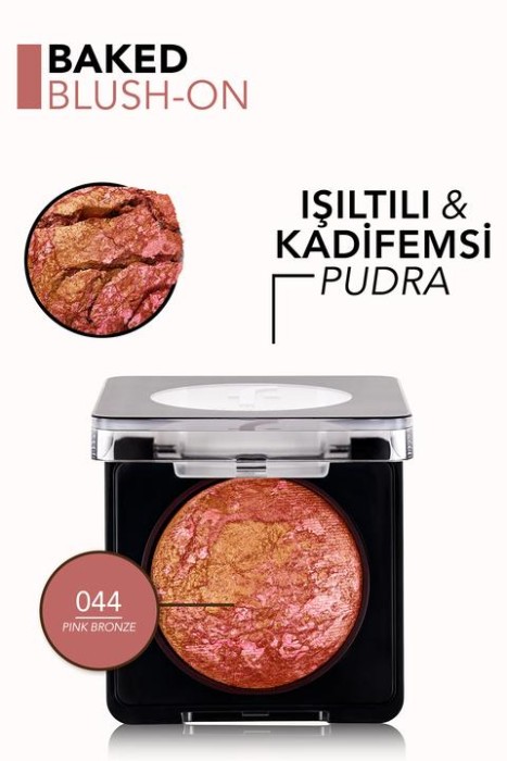 Flormar Baked Blush-On Allık 044 Pink Bronze - 4