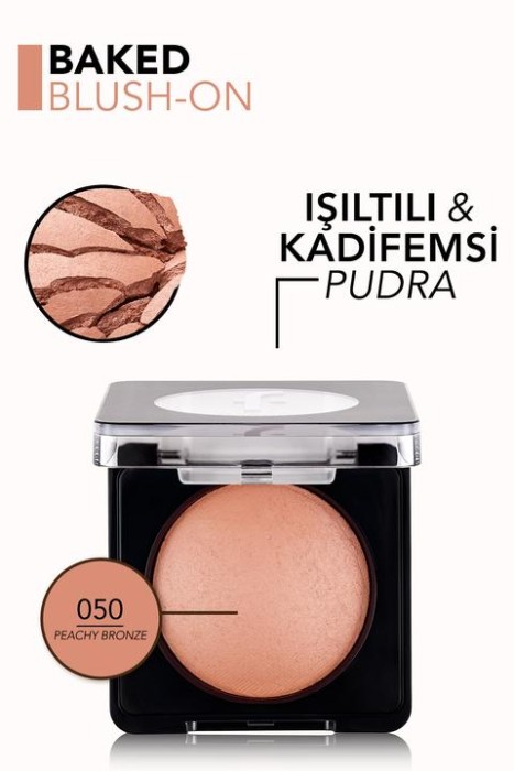 Flormar Baked Blush-On Allık 050 Peachy Bronze - 4
