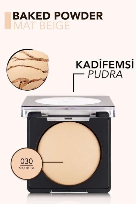 Flormar Baked Pudra 030 Mat Beige - 4
