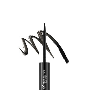Flormar Extreme Tattoo Duo 2?si 1 Arada Keçe Uçlu Eyeliner & Jel Göz Kalemi Black - 2