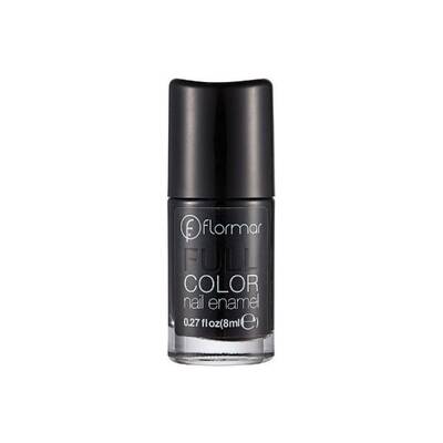 Flormar Full Color Nail Enamel Oje FC32 Victory Of Black - 1