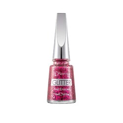 Flormar Glitter Nail Enamel Oje GL03 Ruby Light - Flormar