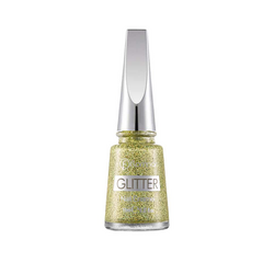 Flormar Glitter Nail Enamel Oje GL04 Gold Rush - Flormar