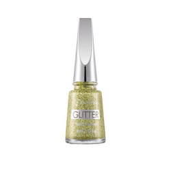 Flormar - Flormar Glitter Nail Enamel Oje GL04 Gold Rush