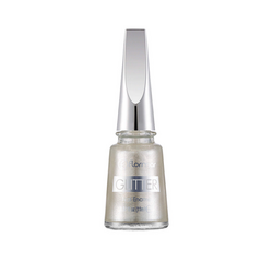Flormar Glitter Nail Enamel Oje GL12 White Pearl - Flormar