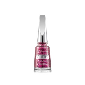 Flormar Glitter Nail Enamel Oje GL3 Ruby Light 
