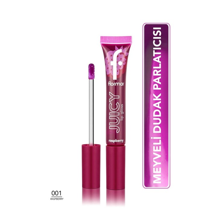 Flormar Juicy Lip Gloss 001 Raspberry - 2
