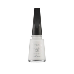 Flormar Matte Nail Enamel Oje M01 White Board - Flormar
