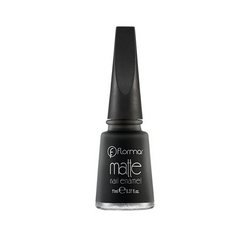 Flormar Matte Nail Enamel Oje M02 Satin Black - Flormar