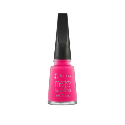 Flormar Matte Nail Enamel Oje M09 Bright Pink - 1
