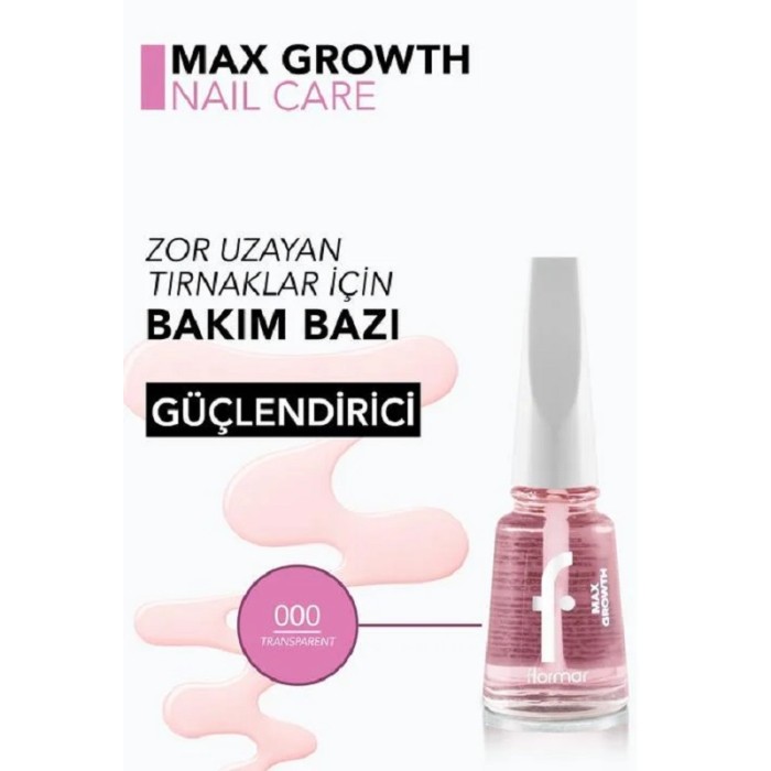 Flormar Max Growth Besleyici & Uzamaya Yardımcı Tırnak Cilası - 2