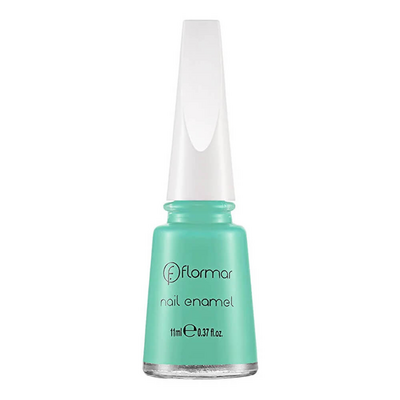 Flormar Nail Enamel Oje 424 Bluish Green - 1