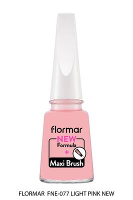 Flormar Oje Nail Enamel 077 Light Pink New - 1