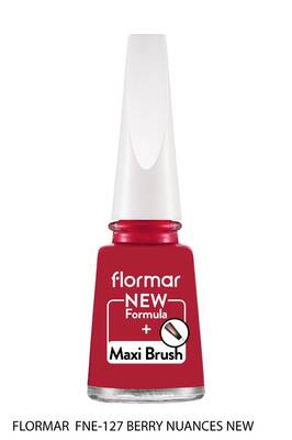 Flormar Oje Nail Enamel 127 Berry Nuances New - 1