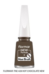 Flormar Oje Nail Enamel 428 Hot Chocolate New - Flormar