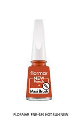 Flormar Oje Nail Enamel 489 Hot Sun New - Flormar