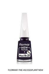 Flormar Oje Nail Enamel 492 Eggplant New - Flormar