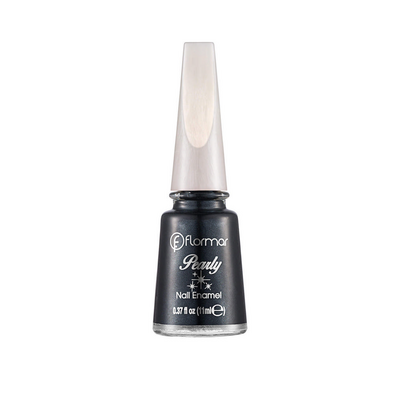 Flormar Pearly Nail Enamel Oje 399 Midnight Black - 1