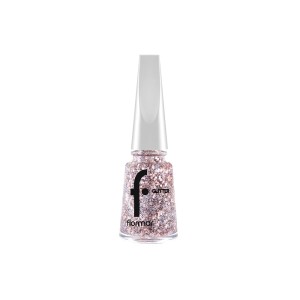 Flormar Quick Dry Nail Enamel Oje GL02 Pink Silver 