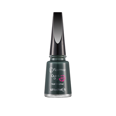 Flormar Quick Dry Nail Enamel Oje QD23 Khaki Green - 1