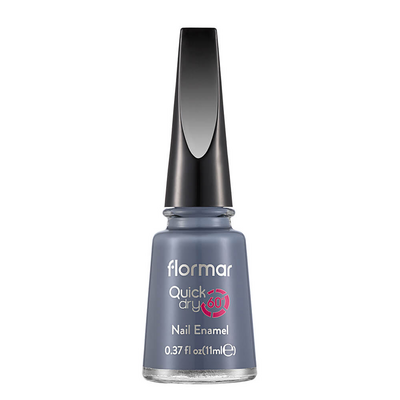 Flormar Quick Dry Nail Enamel Oje QD27 Prussian Blue - 1