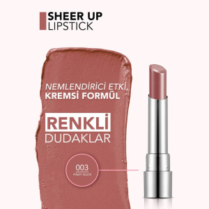 Flormar Sheer Up Lipstick 003 - 3