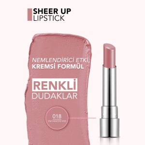 Flormar Sheer Up Lipstick 018 - 3
